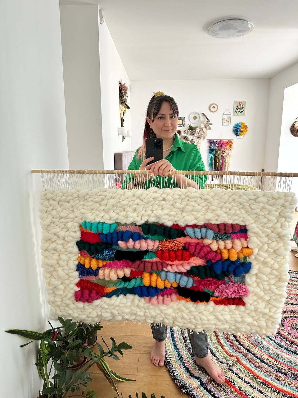 Handwoven Wall Hanging | Modern Textile Wall Art | Custom Fiber Art