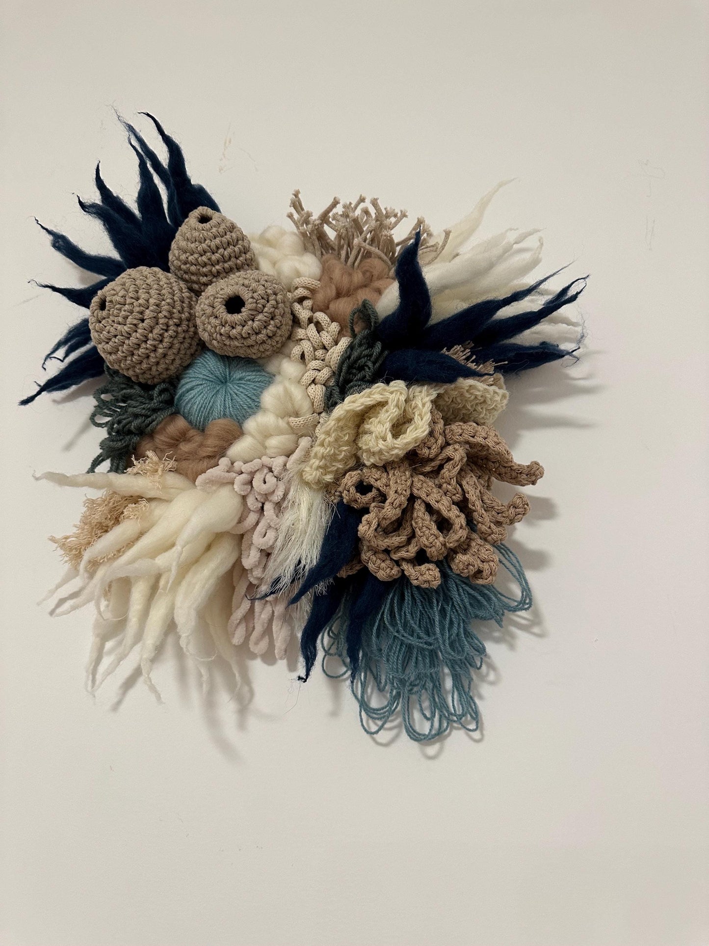 Handwoven Wall Hanging | Fiber Art Tapestry | Modern Textile Decor