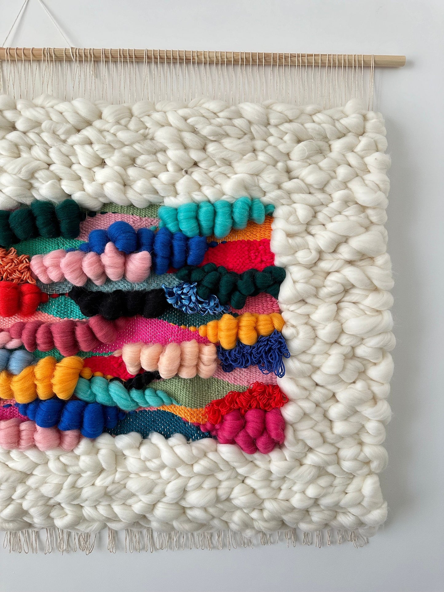 Handwoven Wall Hanging | Textile Art | Awesome Knots