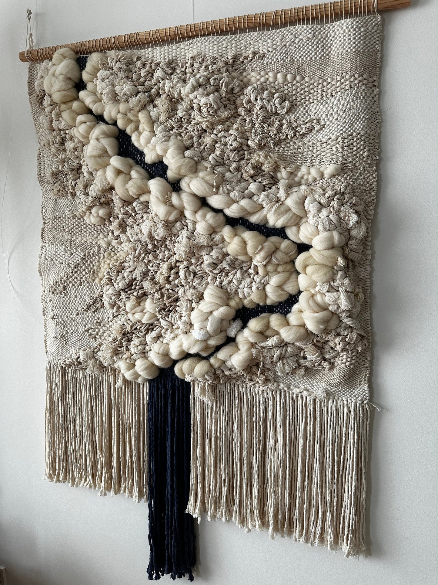 The River | Woven Wall Hanging | Handcrafted Textile Art | Awesome Knots