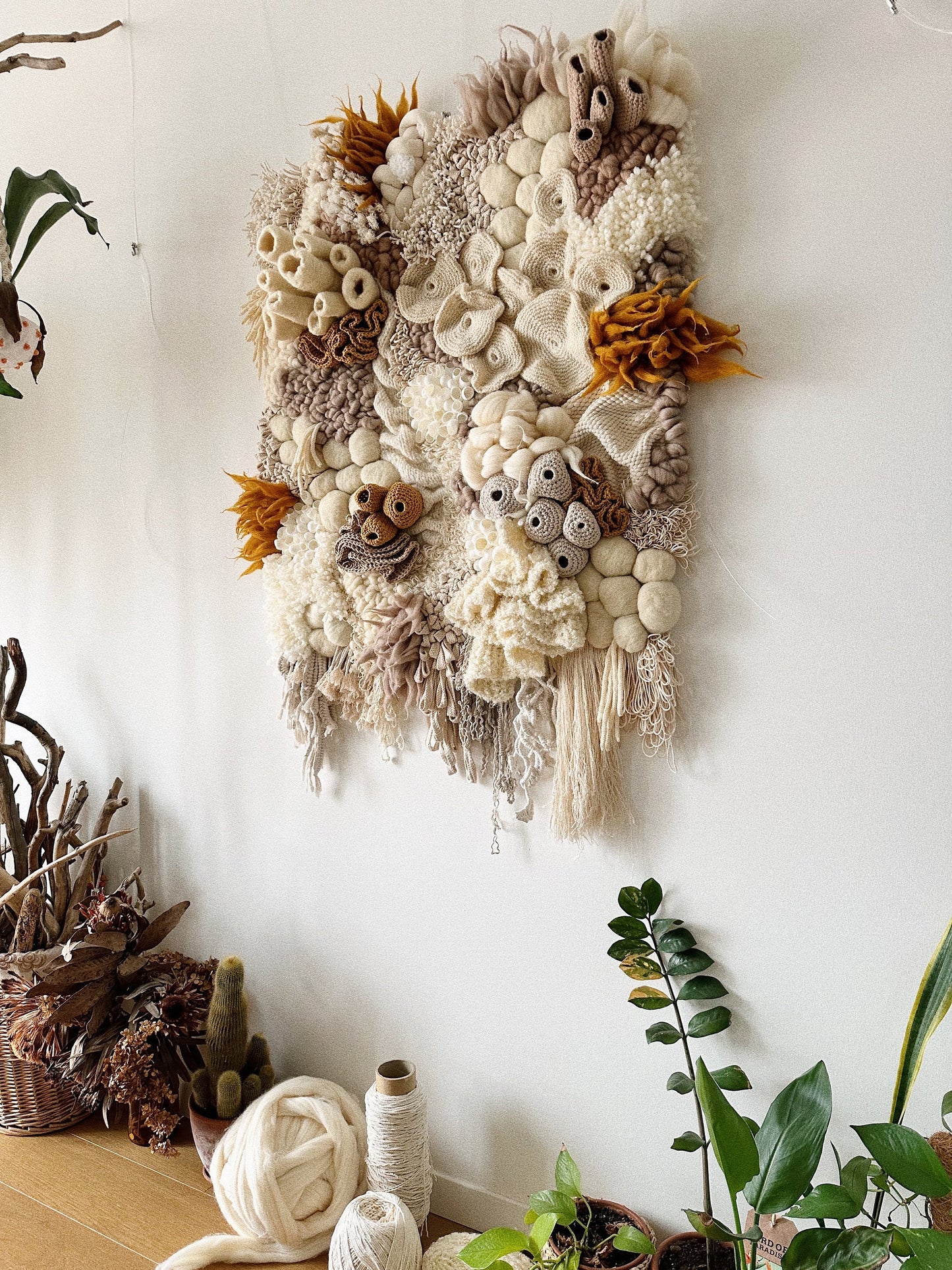 Custom Handwoven Wall Hanging | Textile Art | Fiber Wall Decor