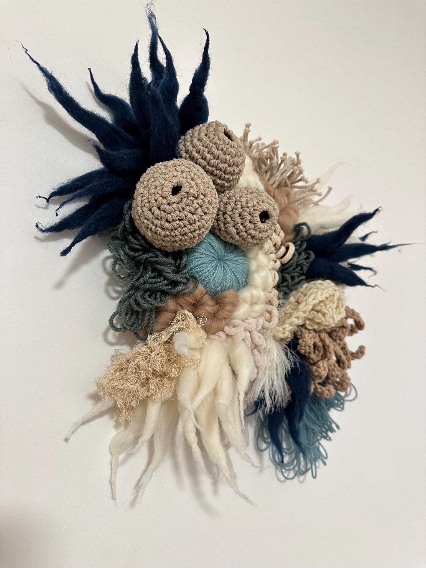 Handwoven Wall Hanging | Fiber Art Tapestry | Modern Textile Decor