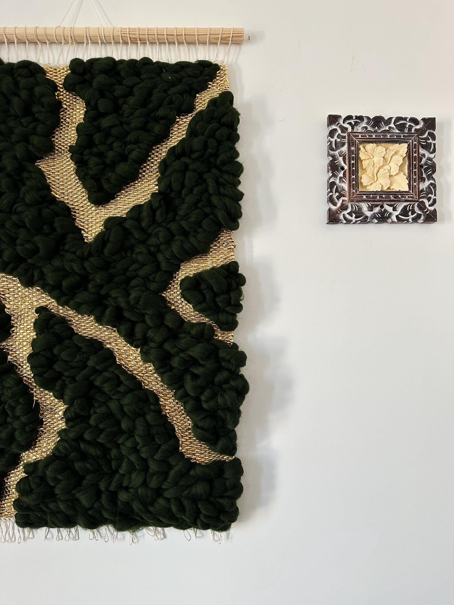Broken Beauty – Kintsugi Inspired Woven Wall Tapestry