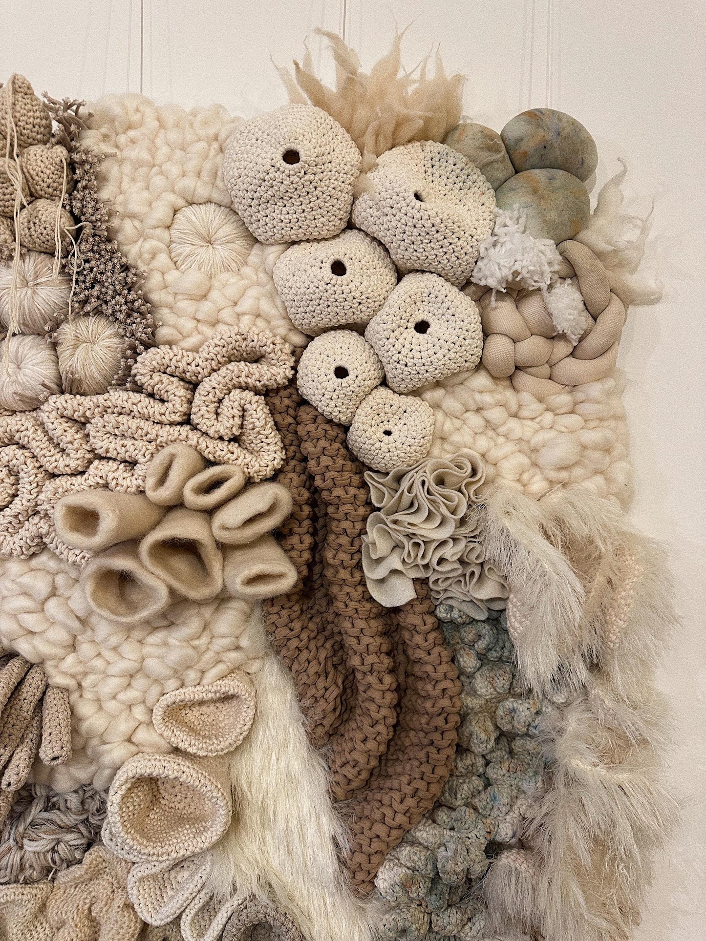 Macramé Wall Art – Coral Reef Inspired Fiber Tapestry