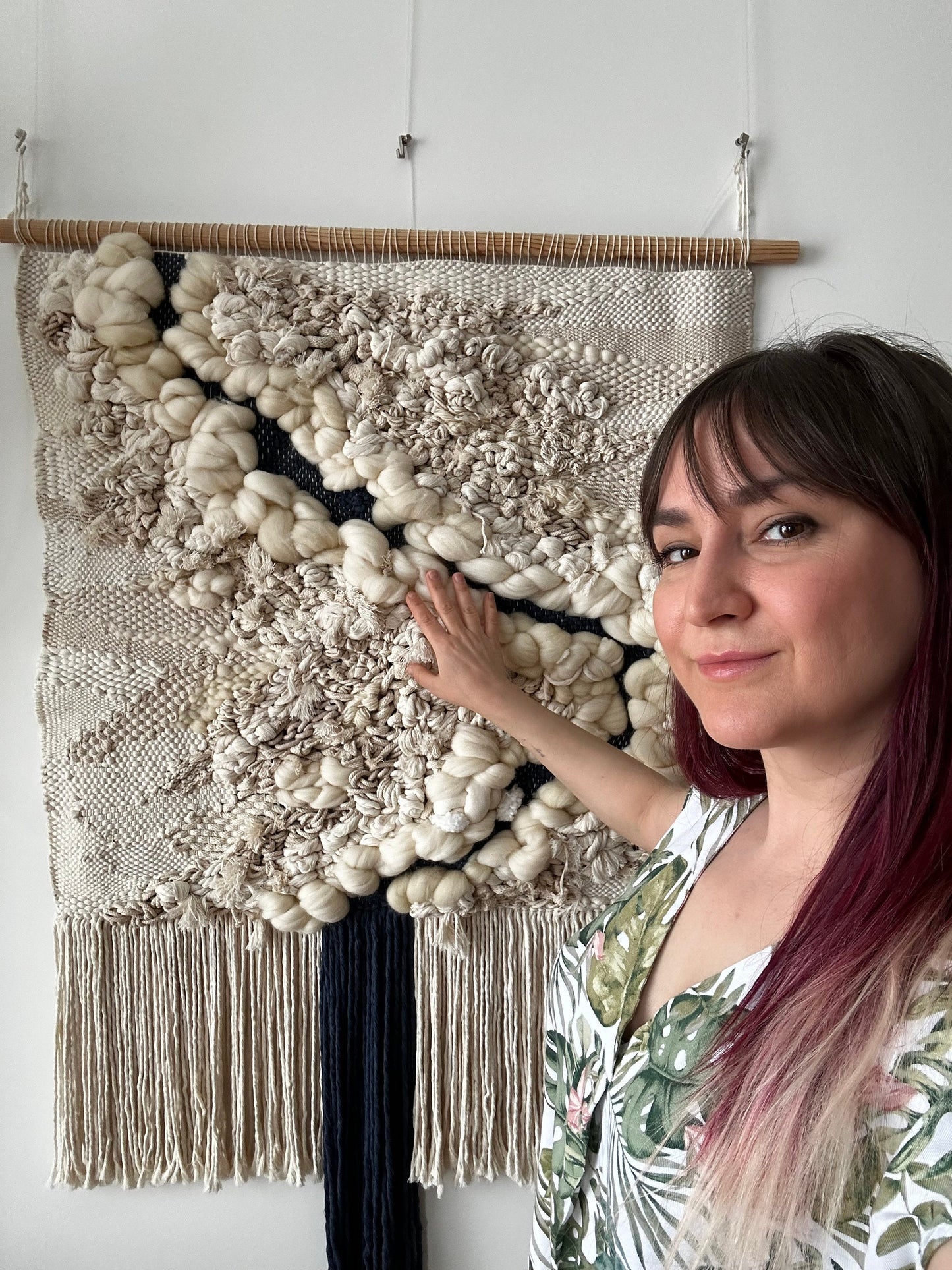 The River | Woven Wall Hanging | Handcrafted Textile Art | Awesome Knots