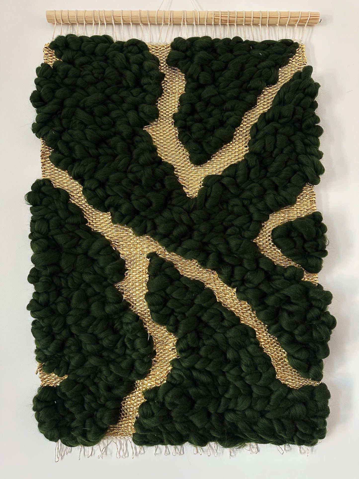 Broken Beauty – Kintsugi Inspired Woven Wall Tapestry