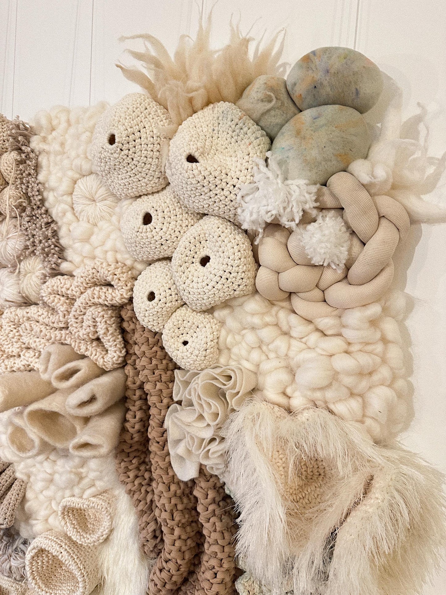 Macramé Wall Art – Coral Reef Inspired Fiber Tapestry