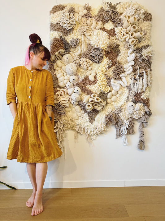 Large Handwoven Wall Hanging | Fiber Art | Custom Textile Decor