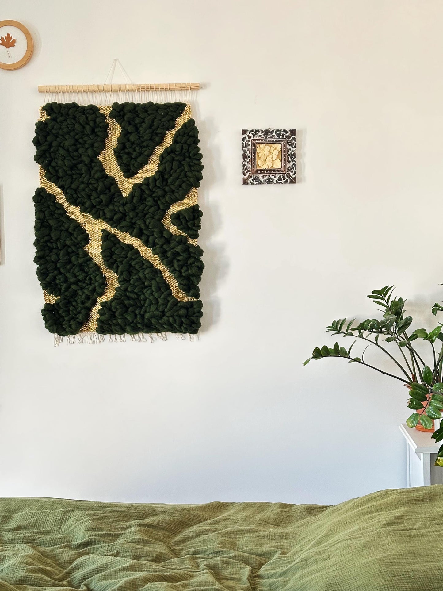 Broken Beauty – Kintsugi Inspired Woven Wall Tapestry