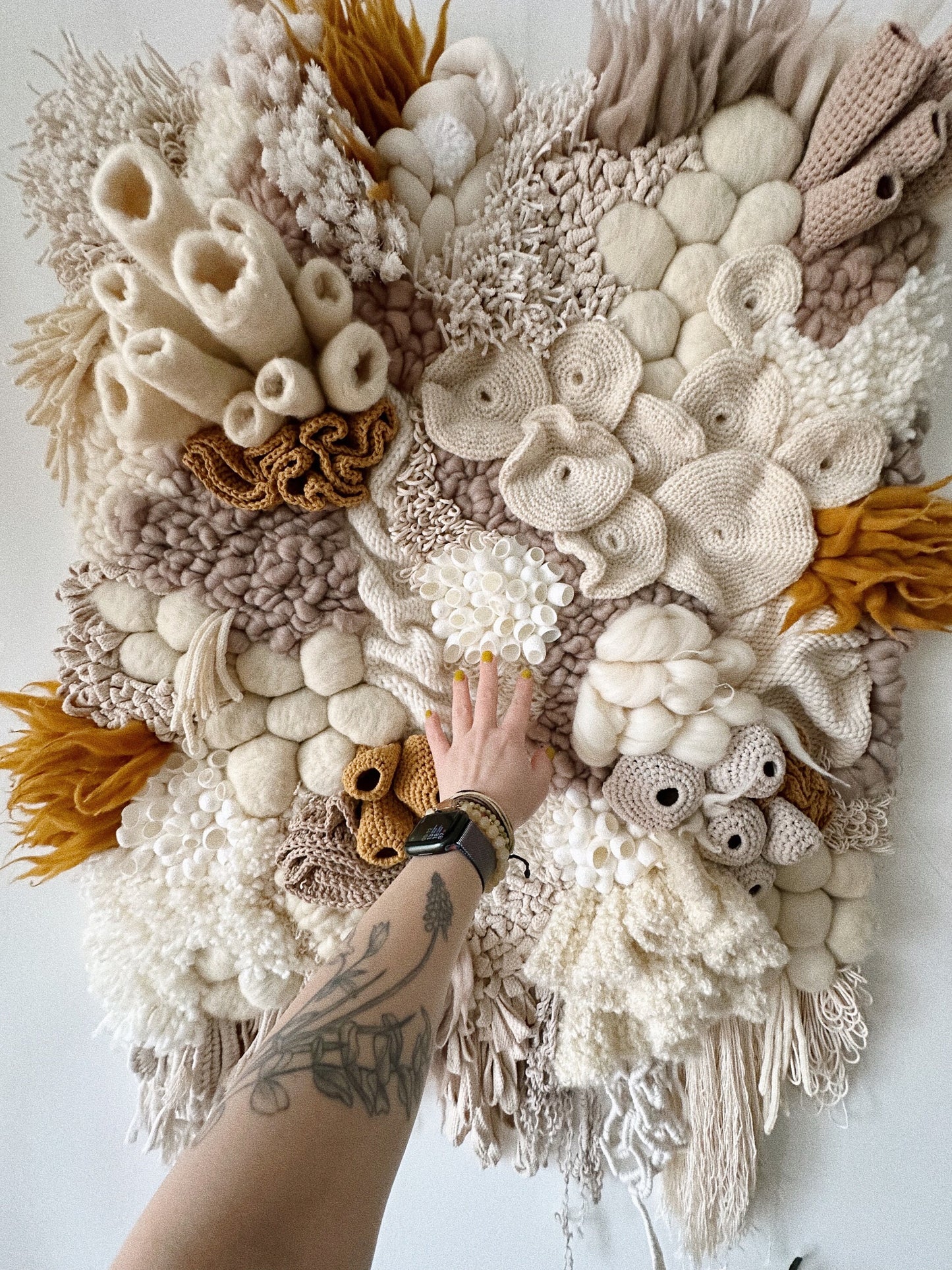 Coral Reeg Wall Hanging | Textile Art | Awesome Knots