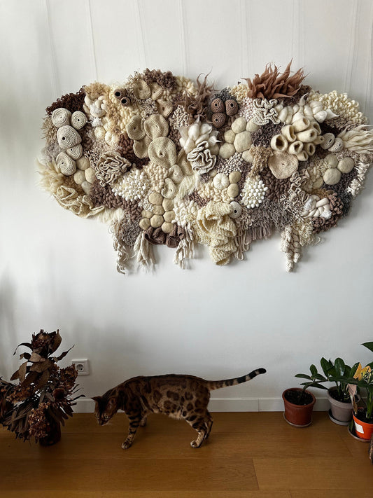 Large Custom Wall Hanging | Handwoven Fiber Art | Statement Textile Decor