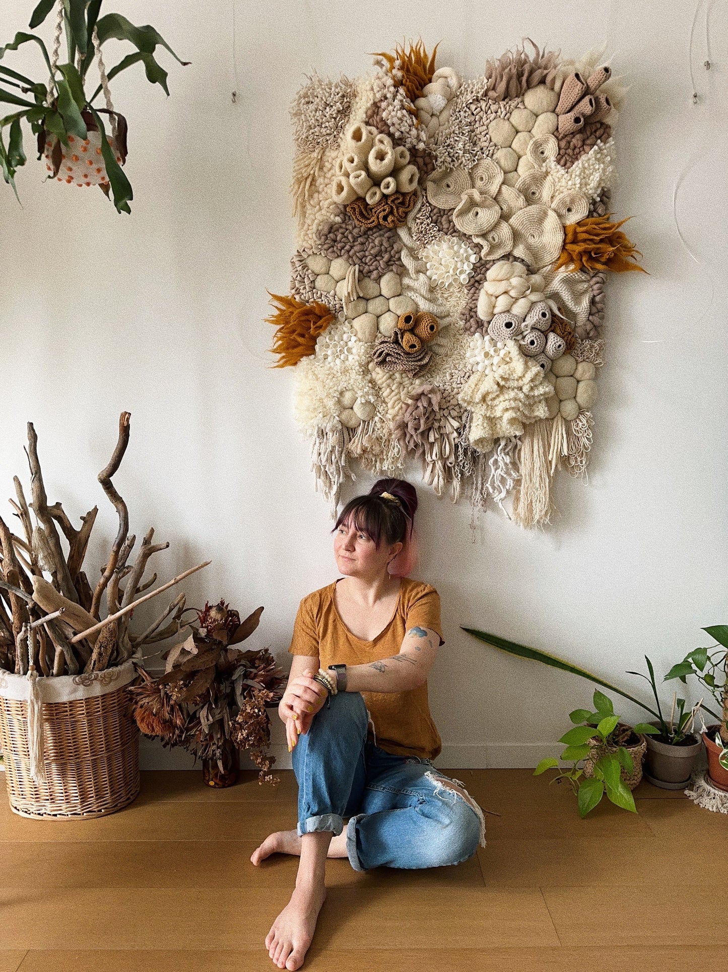 Custom Handwoven Wall Hanging | Textile Art | Fiber Wall Decor